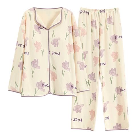 Audhol Pajamas for Women Set Women's Petite Pajama Set Petite Length ...