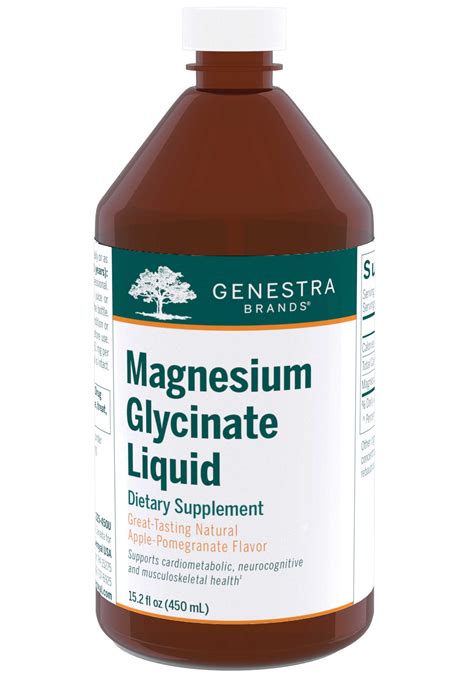 Genestra Brands Magnesium Glycinate Liquid – Supplement First