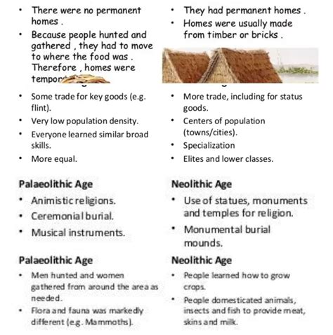Differences between mesolithic and Neolithic age with pictures - Brainly.in