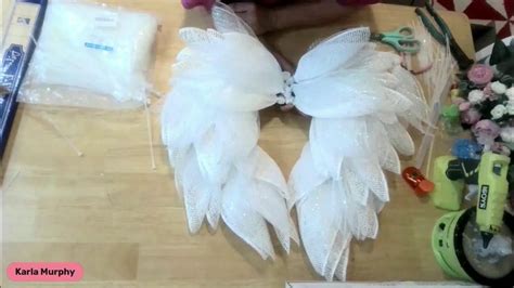 Image result for Angel Wing Wreath Tutorial