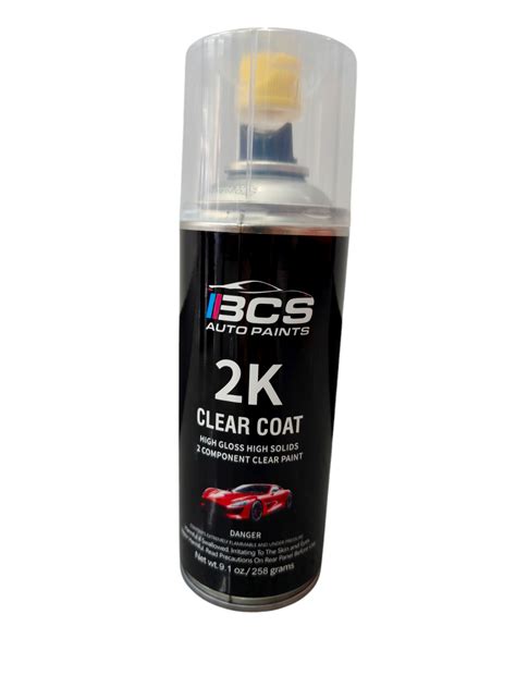 2K Activated HS High Gloss Clear Aerosol 400ml | BCS Auto Paints