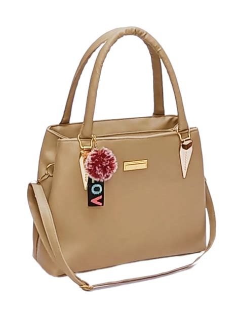 Buy women's pu leather handbag shoulder bag hand held bag with long ...