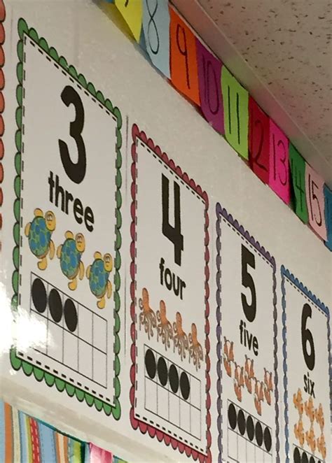 These number posters contain the numeral, number word, pictorial ...