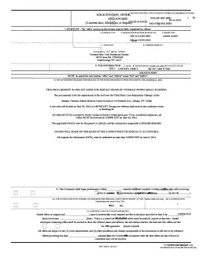 SECTION A - SOLICITATION/CONTRACT 99 Doc Template | pdfFiller