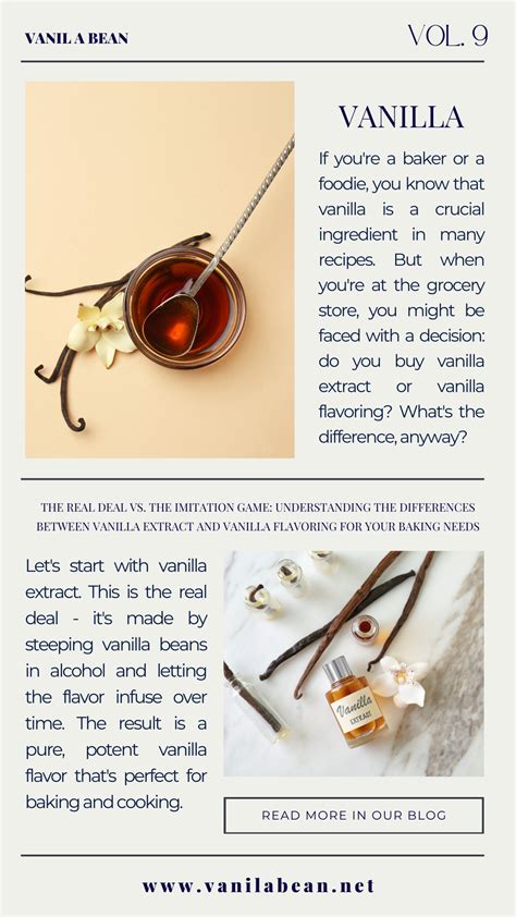 Get the Scoop on Vanilla Extract vs Flavoring: The Ultimate Guide for ...