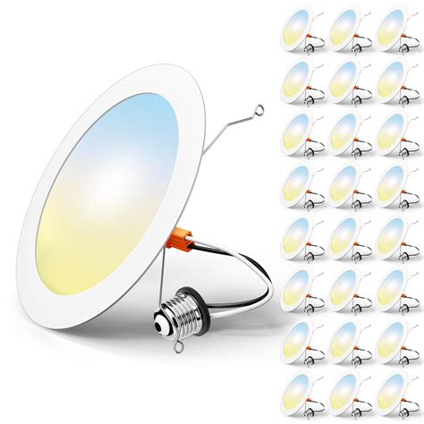 Buy FREELICHT 24 Pack Retrofit LED Recessed Lighting 6 Inch, Selectable ...