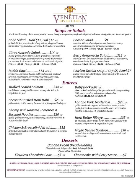 Venetian Dinner 5pm-8pm - 10/23/2024 - Venetian River Club