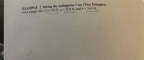 Image result for Solving an Ambiguous Triangles