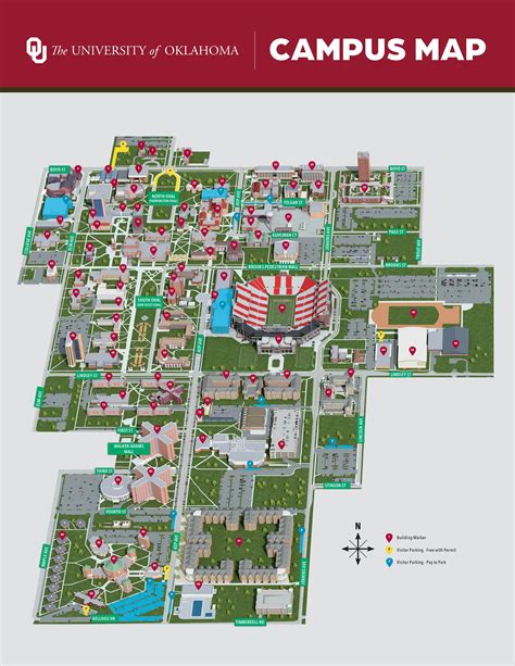 OU Campus Map - Main by The University of Oklahoma - Issuu