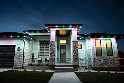 Permanently Installed LED Christmas Lights for Year-Round fun