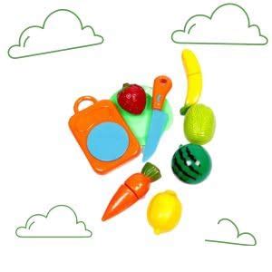 Buy Kids Mandi Pretend Play Food Cutting Set For Kids, Cuttable Fruits ...
