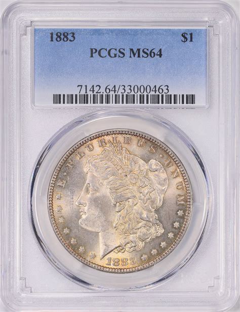 1883 Morgan Silver Dollar PCGS MS-64 (Item 1834799) | GreatCollections ...