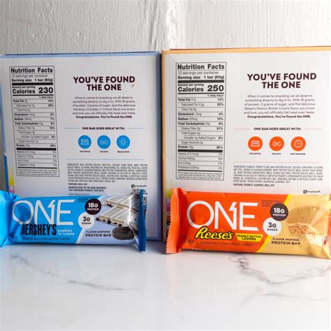 Reese's & Hershey's Protein Bars by ONE Bars: Honest Review » Protein ...