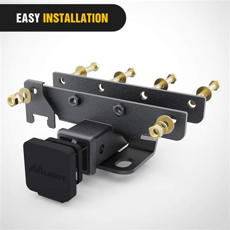 Nilight 2 Inch Rear Bumper Tow Trailer Hitch Receiver Kit | Desertcart ...