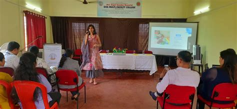 Workshop on Entrepreneurship titled BNI Voices – Goa Multi Faculty College