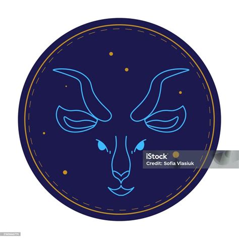 Capricorn Astrological Sign Horoscope Symbol Stock Illustration ...