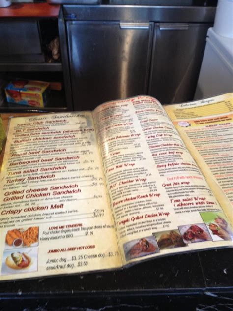 Menu at Parkside Grille restaurant, Chagrin Falls