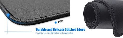 Lapster Speedo Type Non-Slip Rubber Base Mouse Pad with Antifray ...