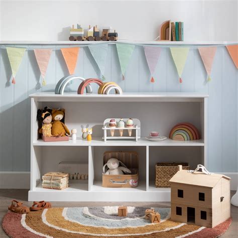 Halmstad 3 Cube & Shelf Storage Unit White | Noa & Nani