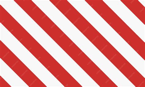 Premium Vector | Candy cane striped pattern Red and white diagonal stripes