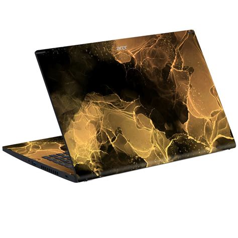 Shop Golden Lava Abstract Design Laptop Skin for Acer | Buy Online Now ...