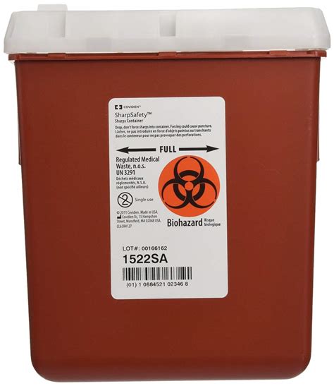 Phlebotomy Sharps Containers - 2.2 quarts - : Amazon.in: Home & Kitchen