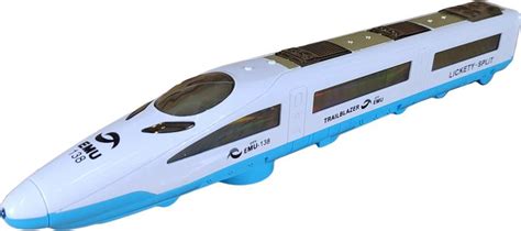 Humaira Emu Speed Train Battery Operated Bump and Go with 3D Lights ...