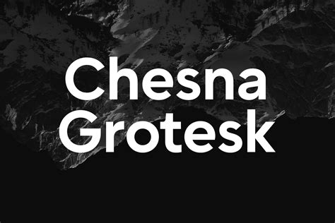 Chesna Grotesk Extra Bold Font | xFonts.pro