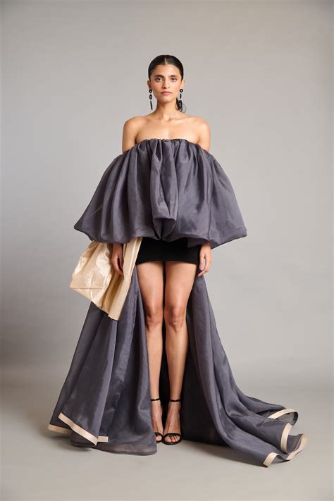 NS gold charcoal bauble mini