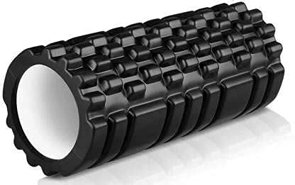 Buy BABA SPORTS Foam Roller, Solid Core EVA Foam Roller with Grid/Bump ...