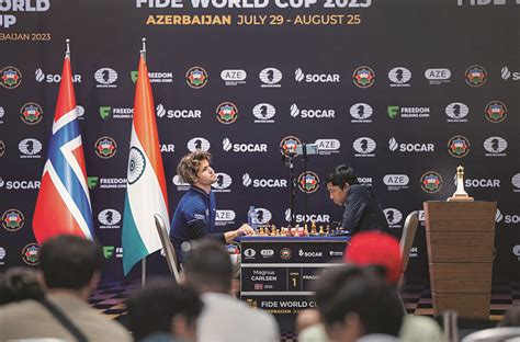 World Cup final: Second game between Praggnanandhaa, Carlsen ends in draw