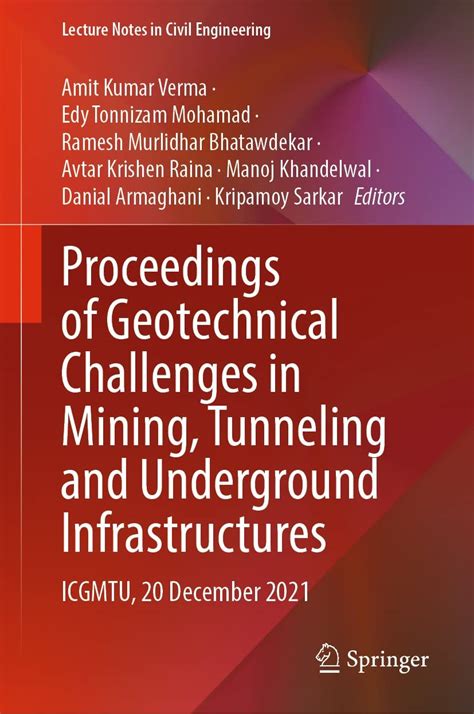 Proceedings of Geotechnical Challenges in Mining, Tunneling and ...