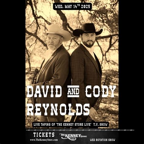 David and Cody Reynolds, Taping of The Kenney Store Live TV SHOW, 811 ...