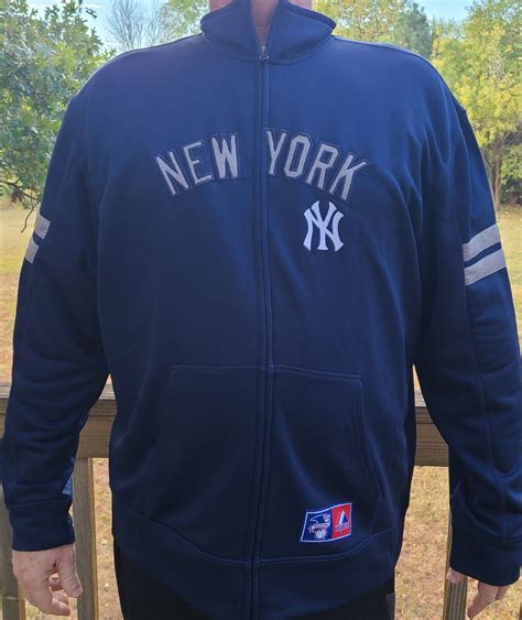 NEW YORK YANKIES Full Zip Jacket, 2XL MAJESTIC | eBay