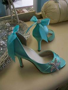 Turquoise Heels For Wedding by Wedding Starfish Shoes Peep Toe With Crystals By Turquoise Heels For Wedding