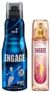 Buy Engage Spirit for Him Deodorant for Men, Fresh & Energetic, Skin ...