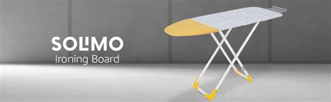 Amazon Brand - Solimo Wooden Ironing Board/Table with Iron Holder ...