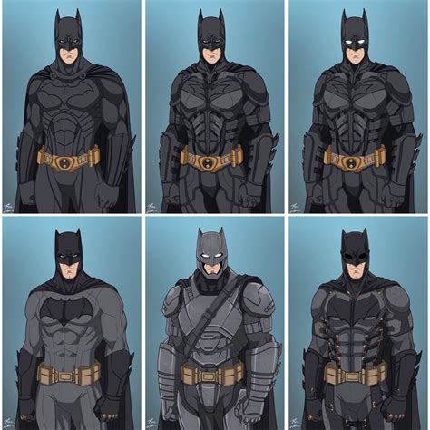 Different Batman Suits