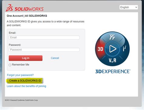 Image result for Create SolidWorks ID