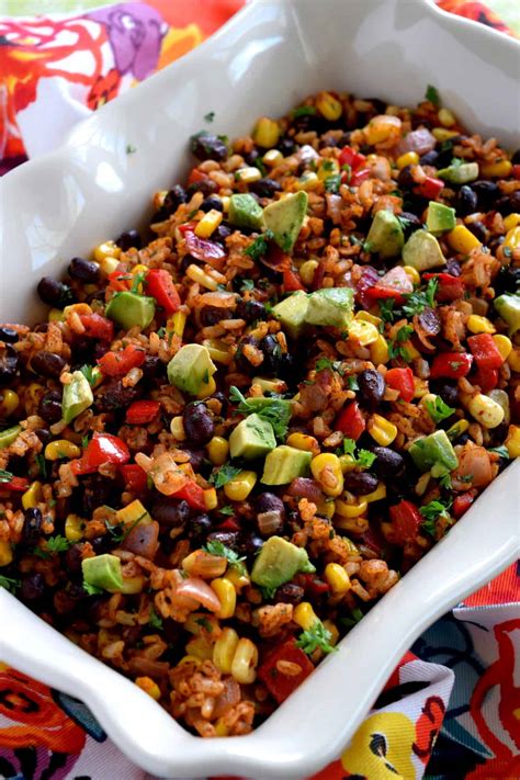 30 Minute Black Bean Corn and Rice Skillet - Lord Byron's Kitchen