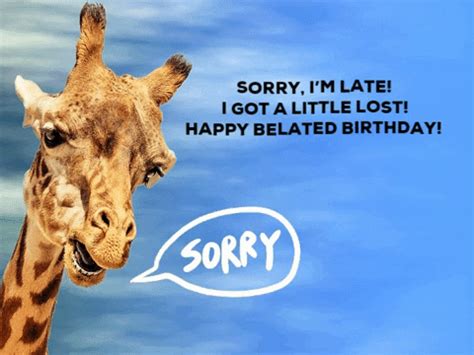 Happy Belated Birthday GIFs | GIFDB.com