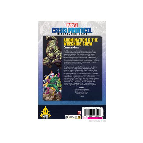 Buy Marvel Crisis Protocol: Abomination & Wrecking Crew - Atomic Mass ...