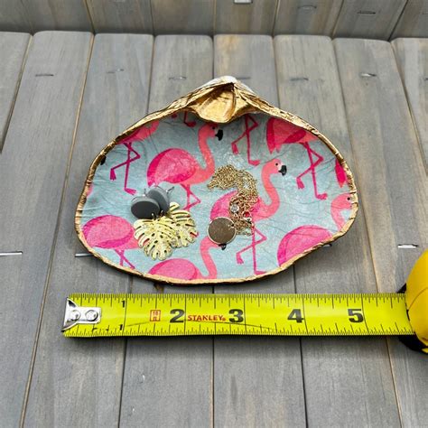 Large Genuine Clam Shell Bowl, Clam Shell Jewelry Dish, Trinket Dish, Ring Dish,decoupage Sea ...