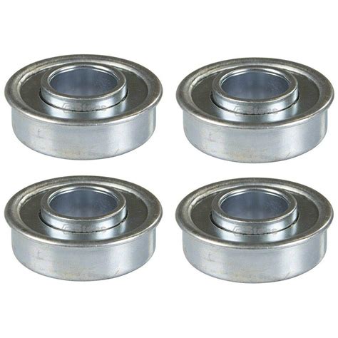 Sellerocity 4 Pack Of Slow Speed Flanged Bearings 5/8" ID X 1 3/8" OD ...