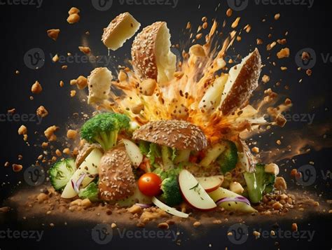 Image result for Exploding Food