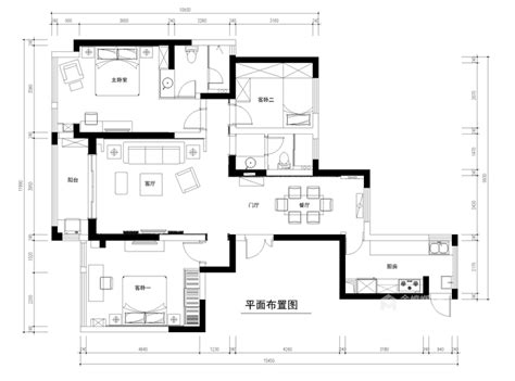现代简约三居室170平米22.6万-城南嘉园装修案例-北京房天下家居装修网