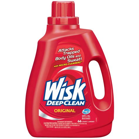 Wisk® Deep Clean™ Original Laundry Detergent 100 fl. oz. Jug - Walmart.com
