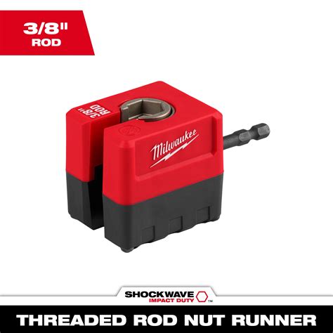 SHOCKWAVE™ Impact Duty 3/8" Threaded Rod Nut Runner | Milwaukee Tool