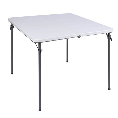 Resin Folding Tables 4ft Square Sorfey Folding Table 4 Foot X 24 Inch,
