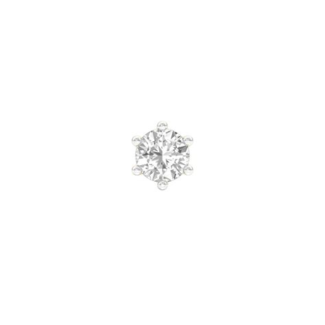 Round Solitaire Diamond Nose Pin – Limelight Diamonds